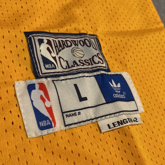 Los Angeles Lakers #44 Jerry West Adidas Hardwood Classics Jersey - Picture 7 of 11